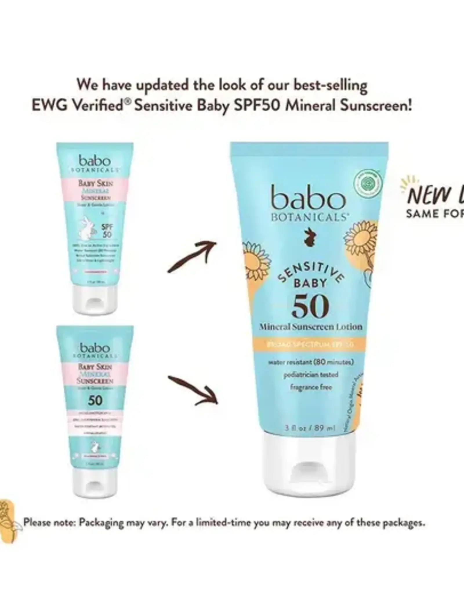 Babo Botanicals Babo Botanicals Baby Skin Mineral Sunscreen SPF 50