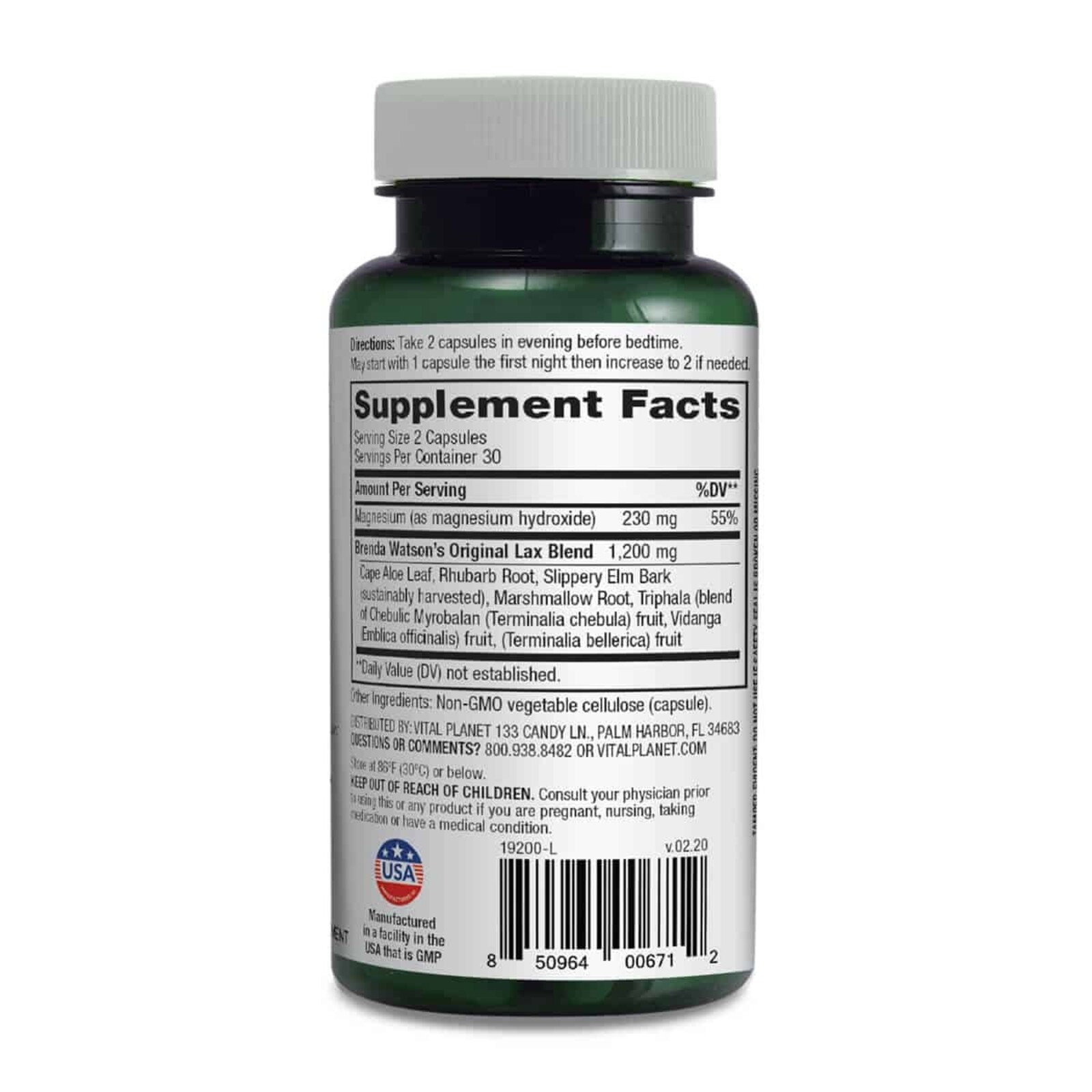 Vital Planet Vital LAX, 60ct