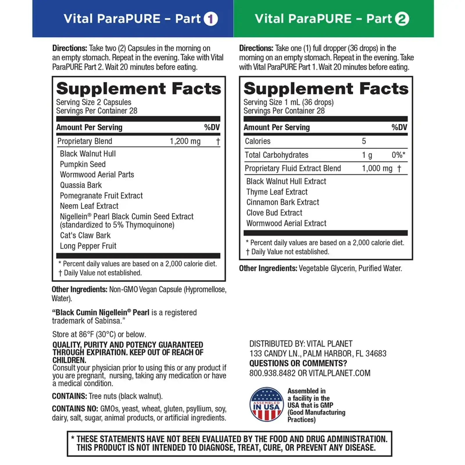 Vital Planet Vital ParaPURE, 14 day
