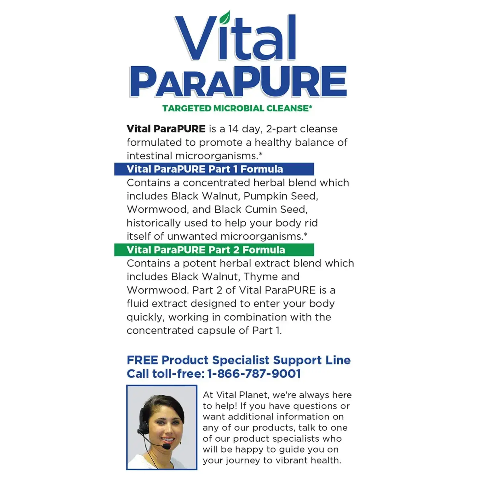 Vital Planet Vital ParaPURE, 14 day