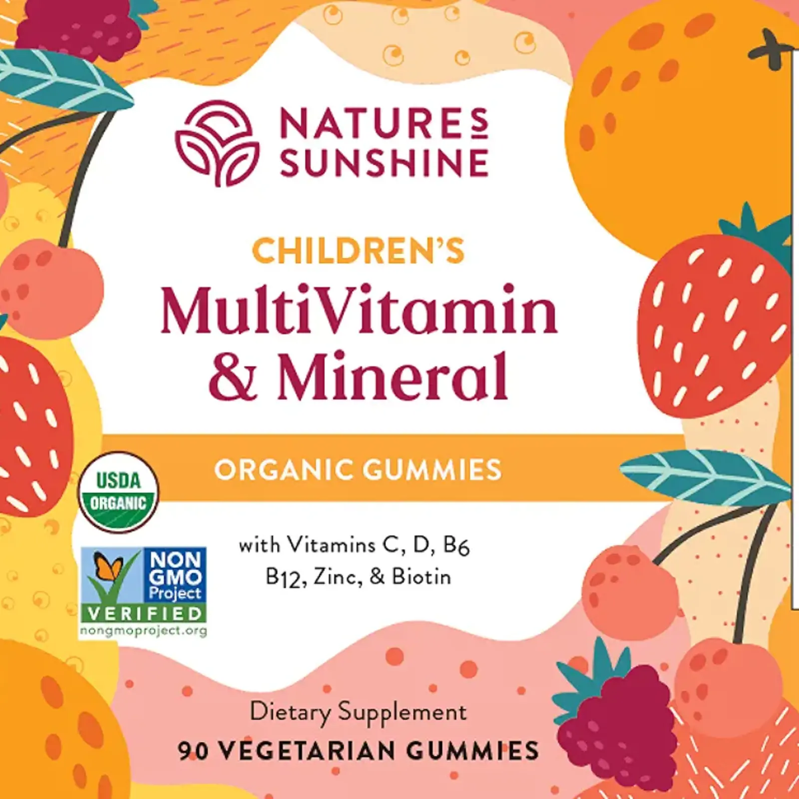Nature's Sunshine Children'S Multivitamin & Mineral Gummies - 90 Ct