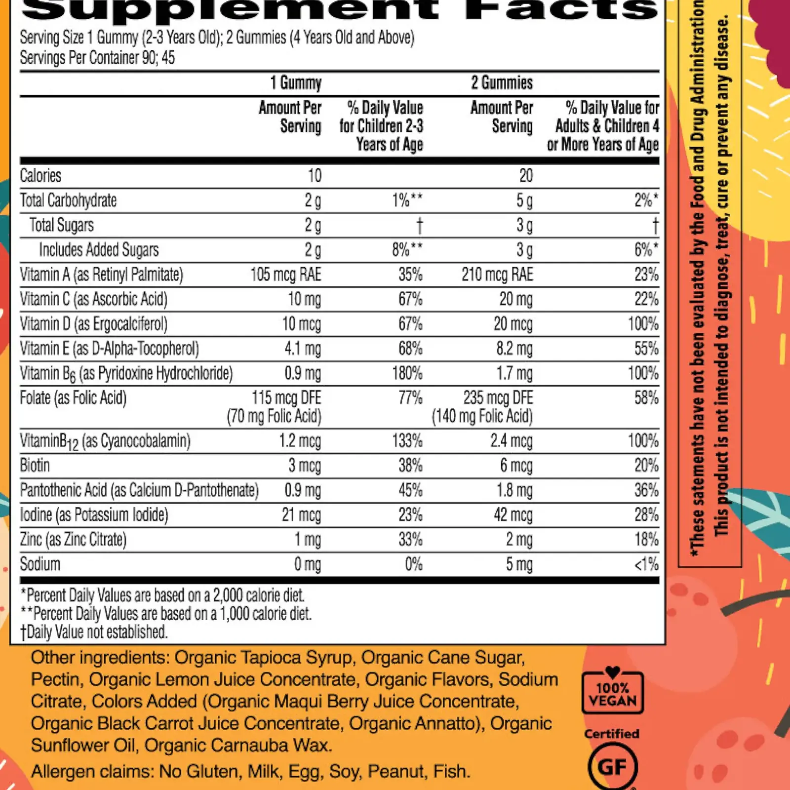 Nature's Sunshine Children'S Multivitamin & Mineral Gummies - 90 Ct