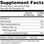 Nature's Sunshine Chlorophyll Stick Packs - Lime Twist