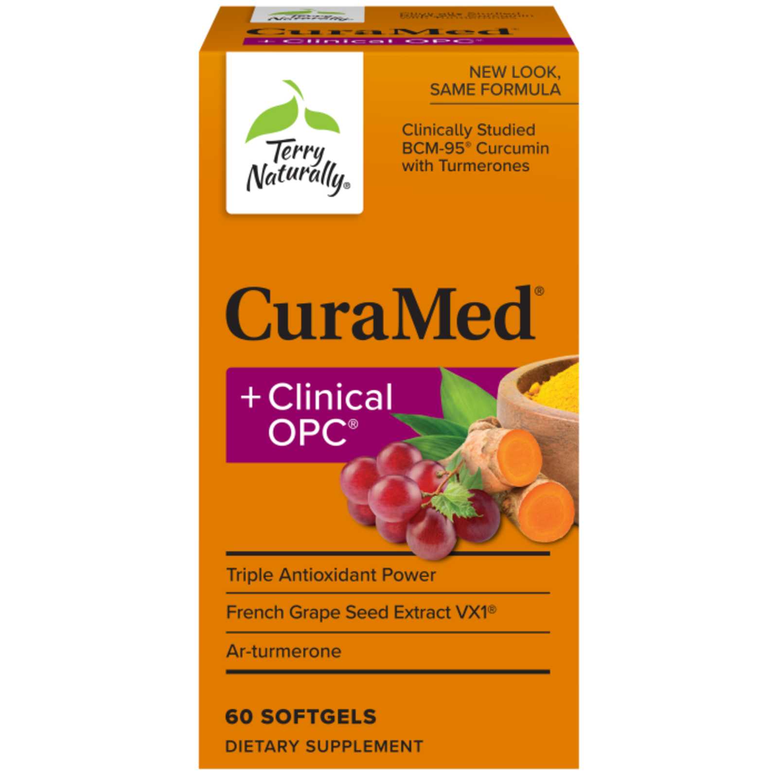 Terry Naturally CuraMed + Clinical OPC - 60 softgels