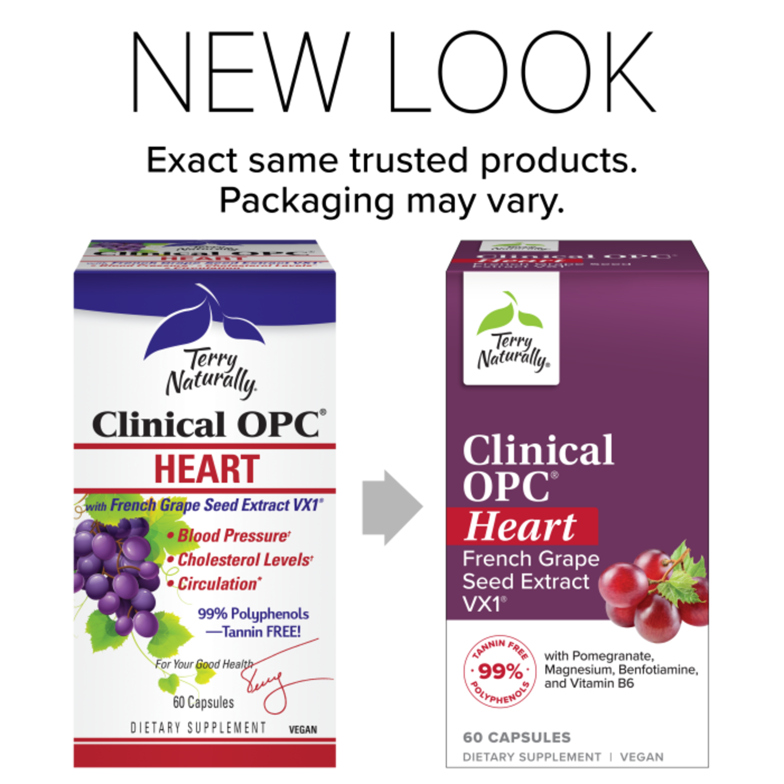 Terry Naturally Clinical OPC Heart - 60 caps