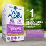 Vital Planet Vital Flora 60B, 60 Strain, Women 55+, 60ct - shelf