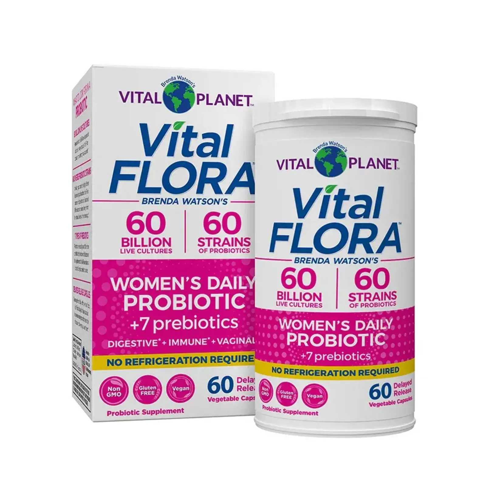 Vital Planet Vital Flora 60B, 60 Strain, Women’s, 60ct - shelf