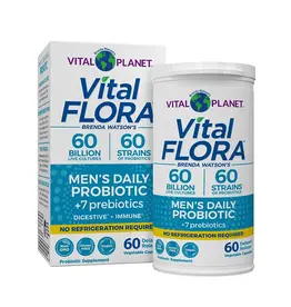 Vital Planet Vital Flora 60B, 60 Strain, Men's, 60ct- shelf