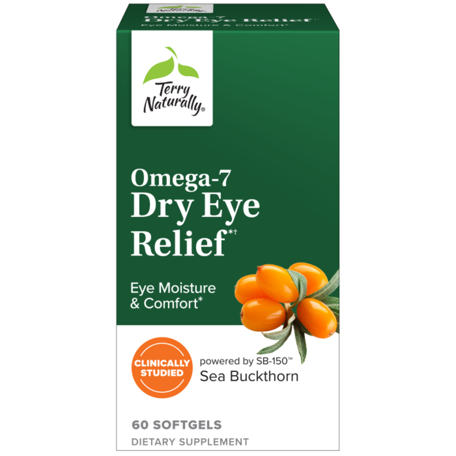 Terry Naturally Omega-7 Dry Eye Relief - 60 softgels