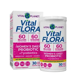 Vital Planet Vital Flora 60B, 60 Strain, Women’s, 30ct - shelf