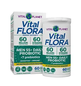 Vital Planet Vital Flora 60B, 60 Strain, Men's 55+, 60ct- shelf