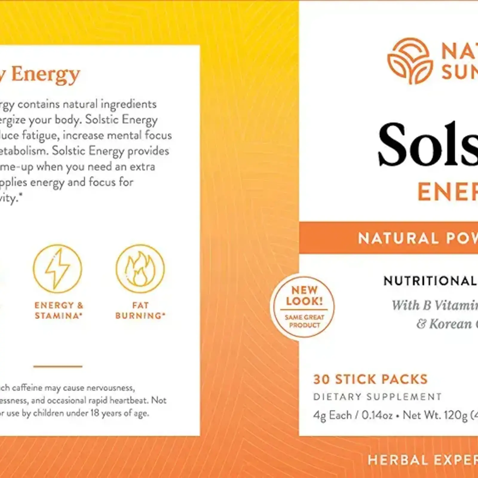 Nature's Sunshine Solstic Energy(30 Packets)