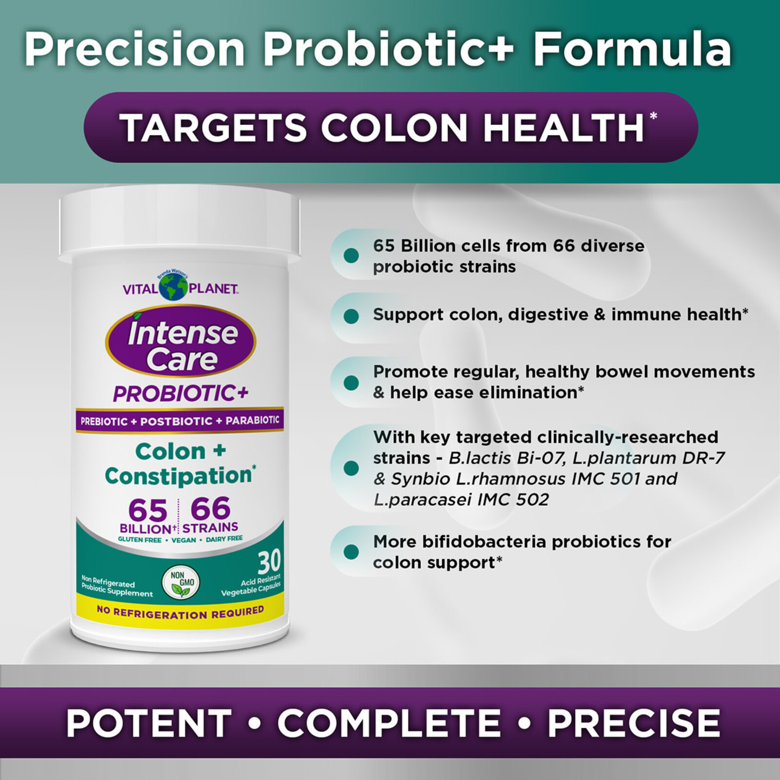 Vital Planet Intense Care Colon + Constipation, 30ct - shelf