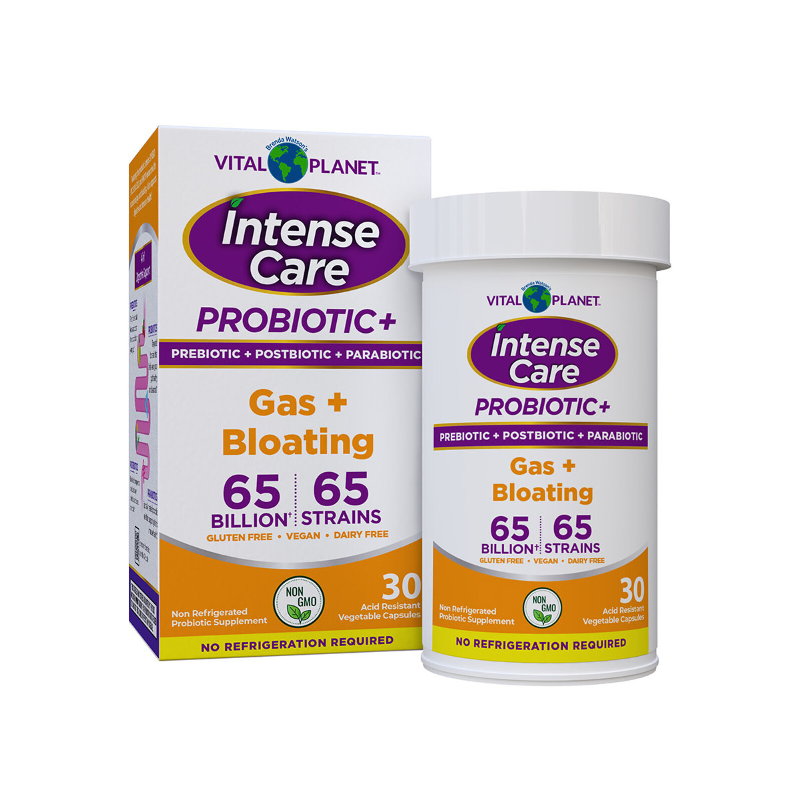 Vital Planet Intense Care Gas + Bloating, 30ct - shelf