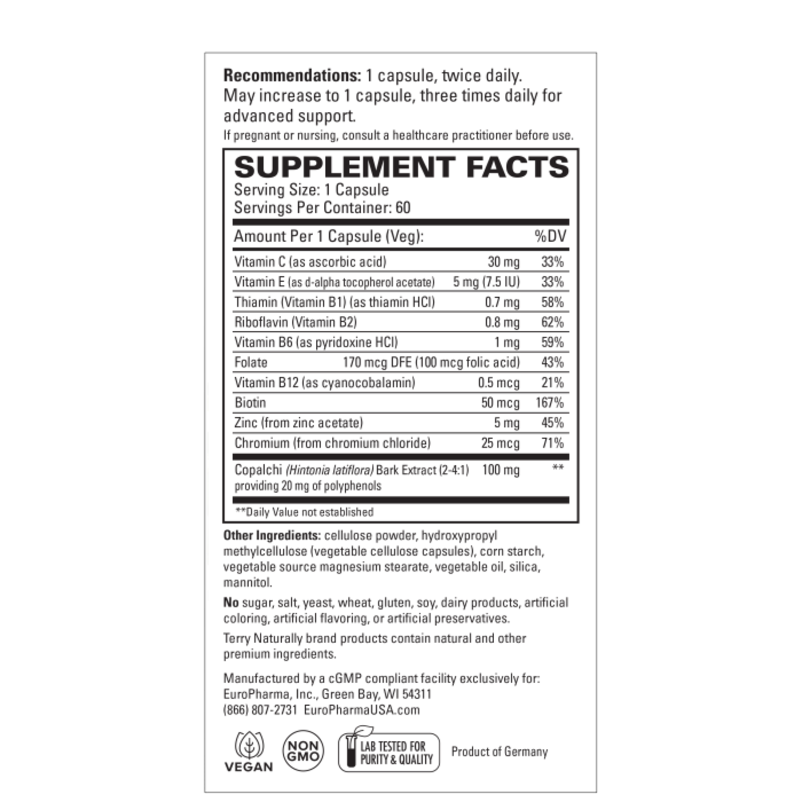 Terry Naturally Sucontral D - 120 Caps