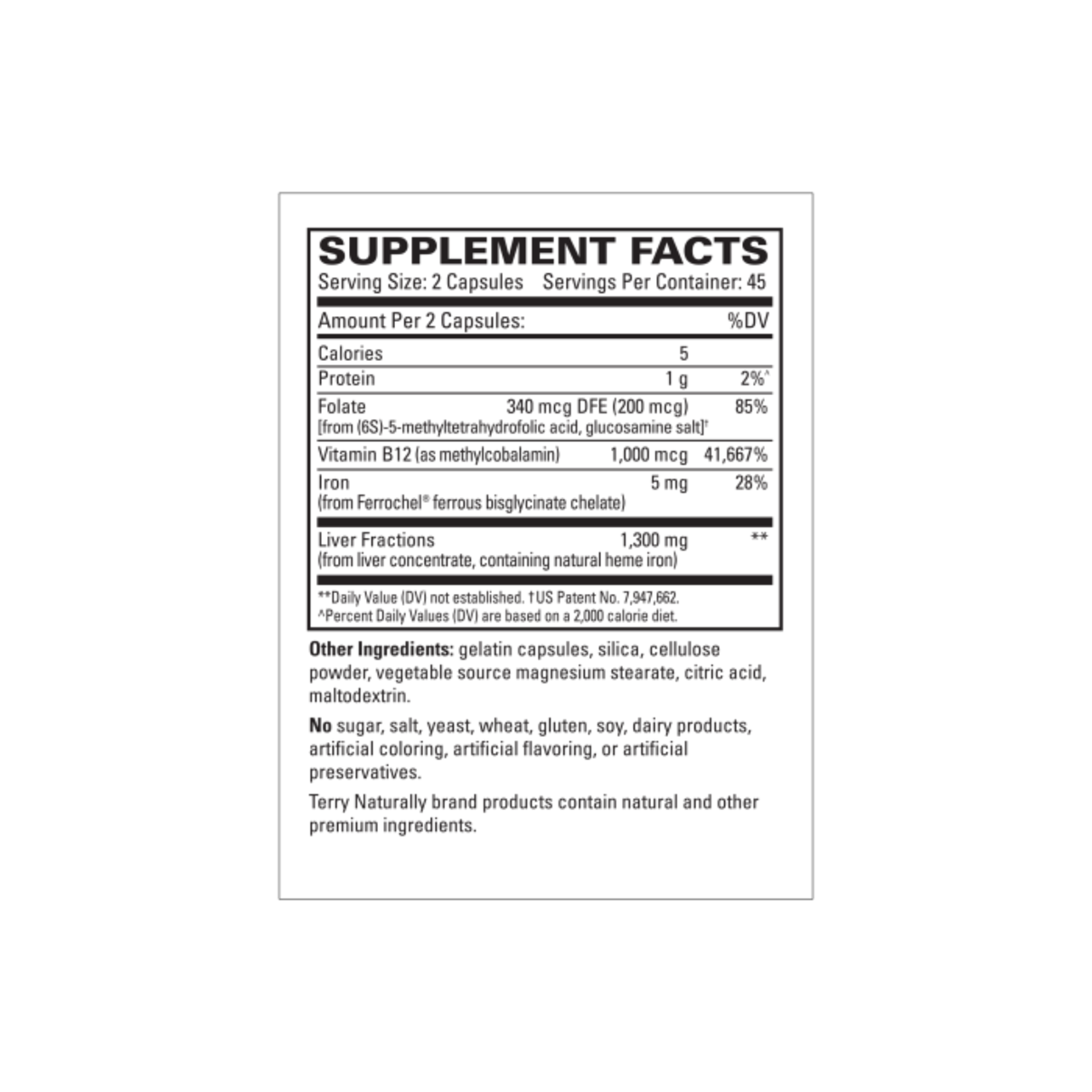 Terry Naturally Liver Fractions