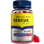 Bach Rescue PLUS Sleep Gummies, Strawberry - 60 ct