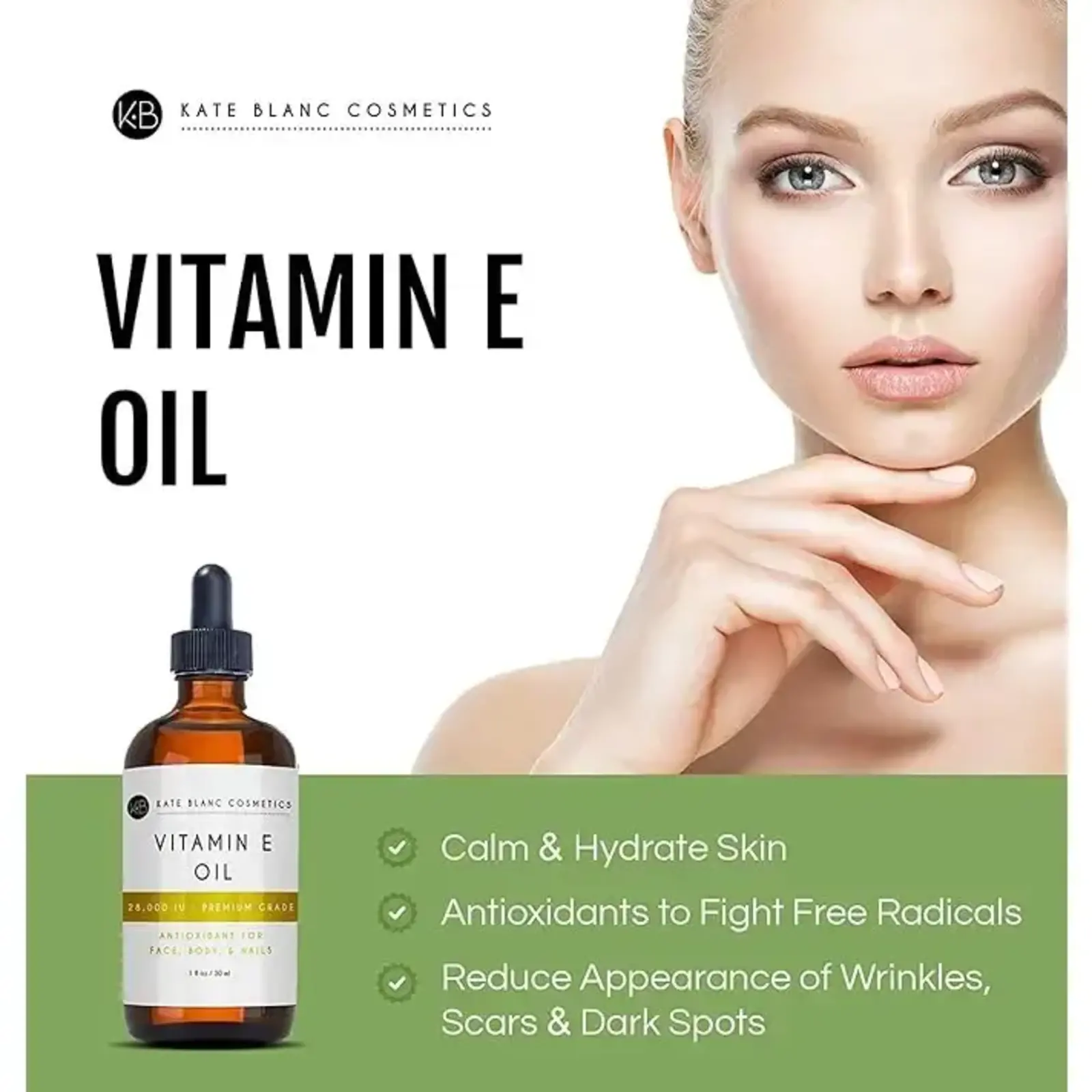 Kate Blanc Cosmetics Vitamin E Oil - 1oz