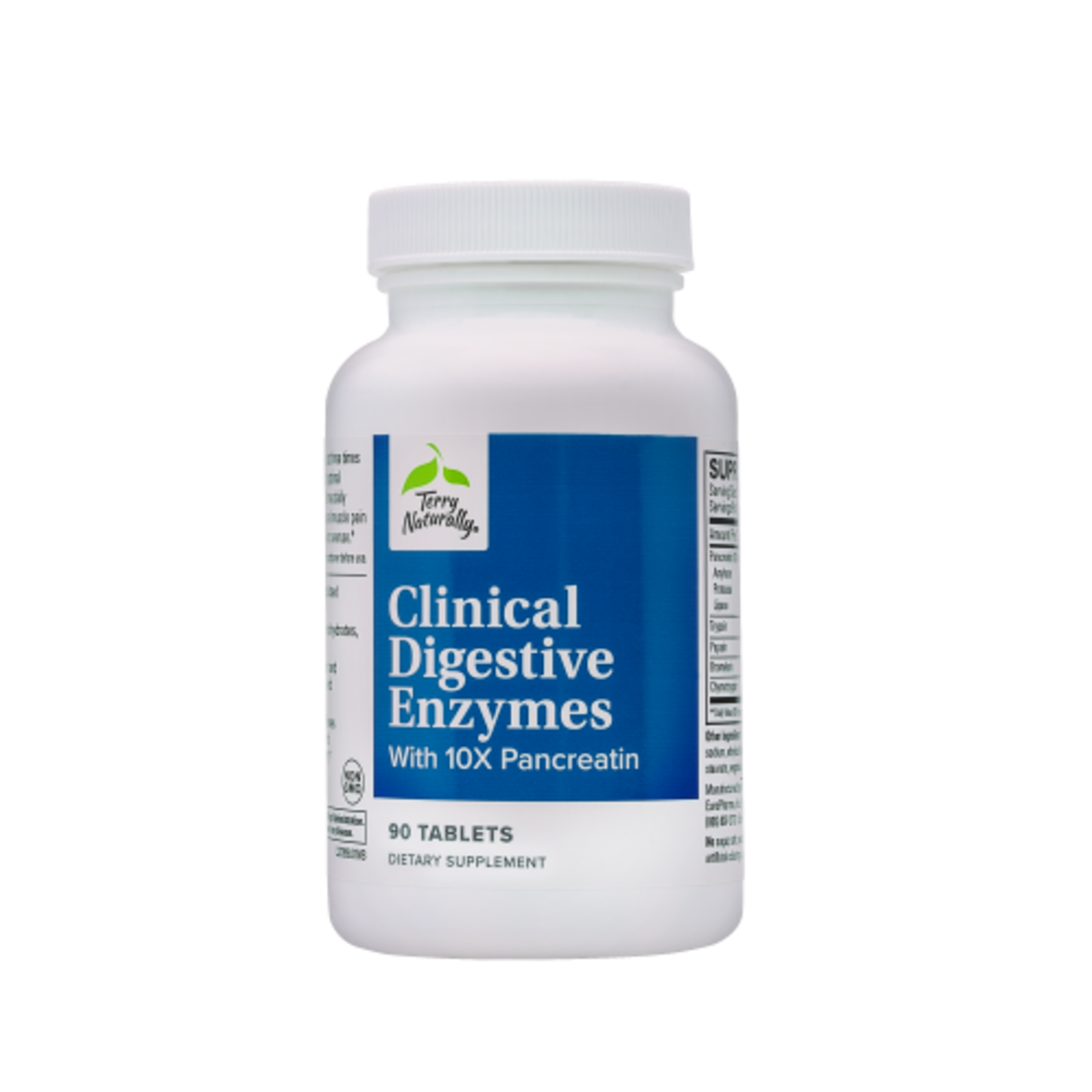 Terry Naturally Clinical Digestive Enzymes (with 10x pancreatin) - 90 tablets