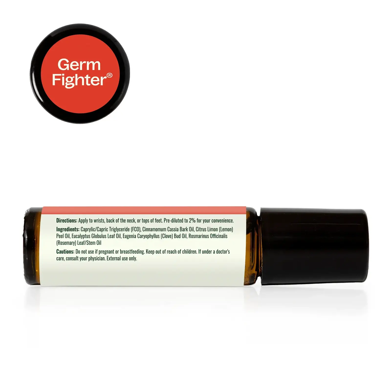 Plant Therapy Germ Fighter Synergy Pre-Diluted Essential Oil Roll-On10 mL