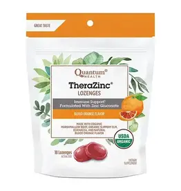 Quantum Health TheraZinc Blood Orange Lozenges