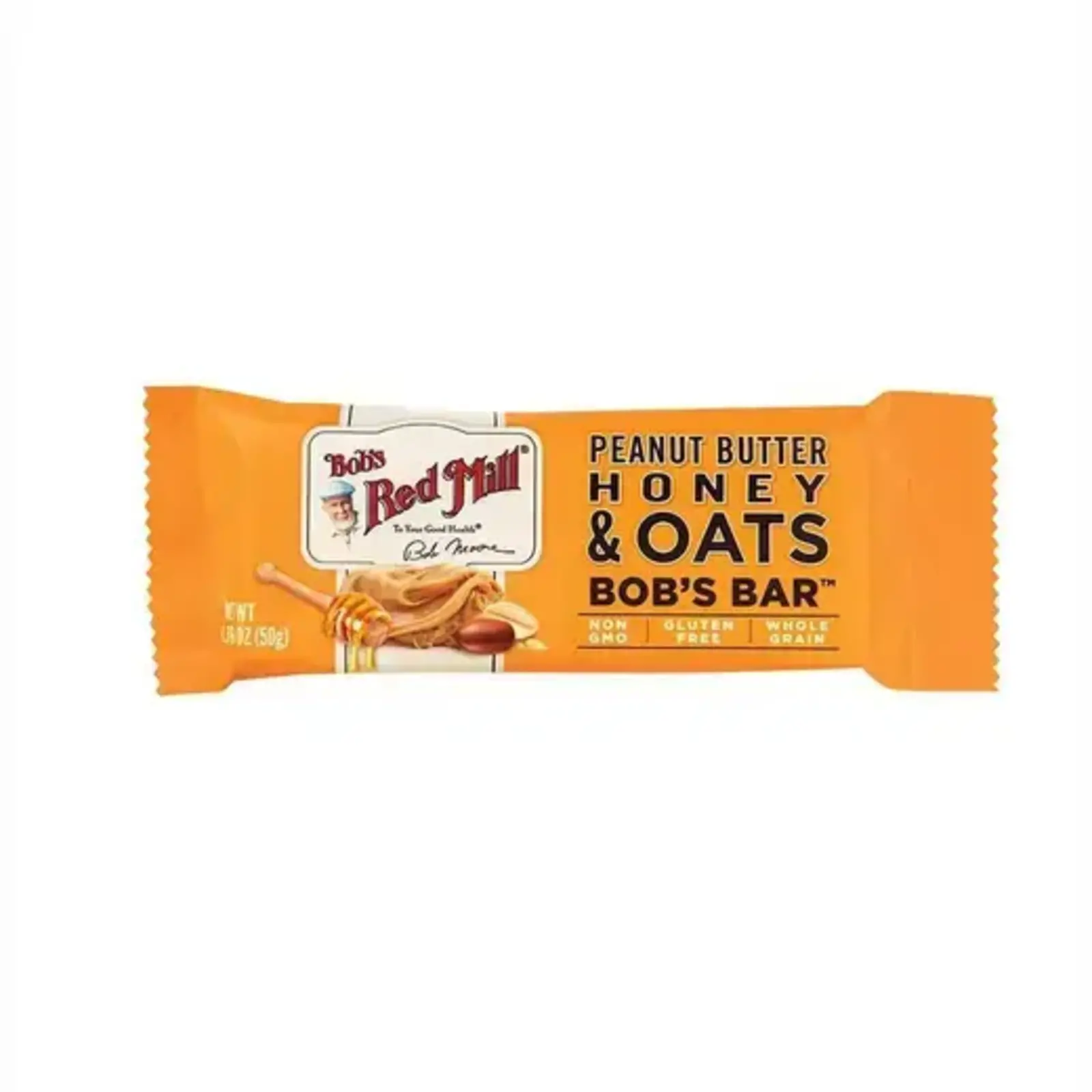 Bob's Red Mill Peanut Butter Honey & Oat Bar - single