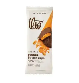 Theo Chocolate Organic Dark Chocolate Peanut Butter Cups