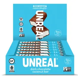 Unreal Unreal - Dark Chocolate coconut bar - 12 count case