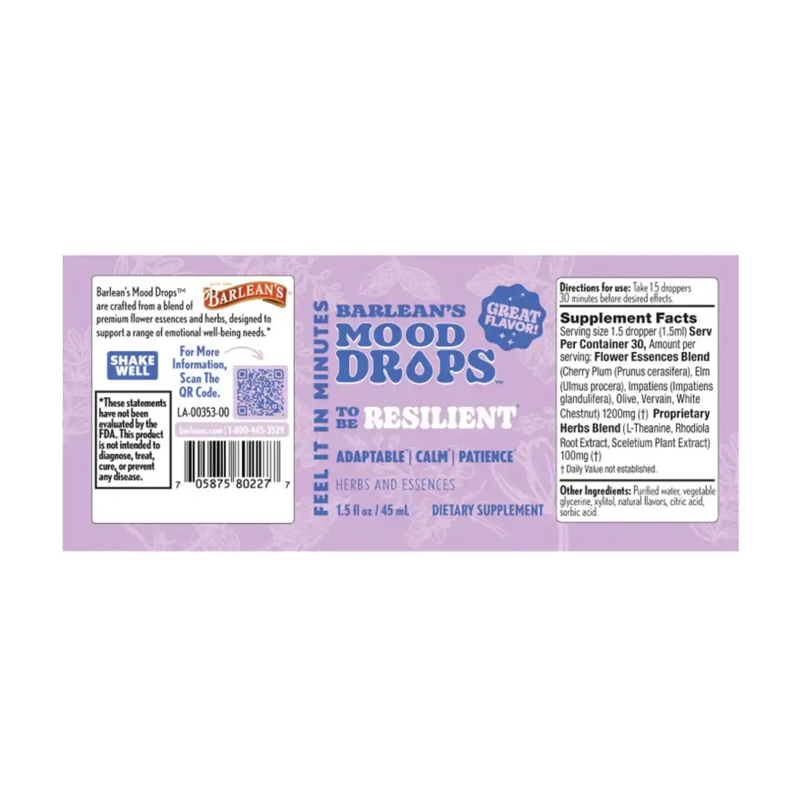 Barleans Mood Drops-Resilient