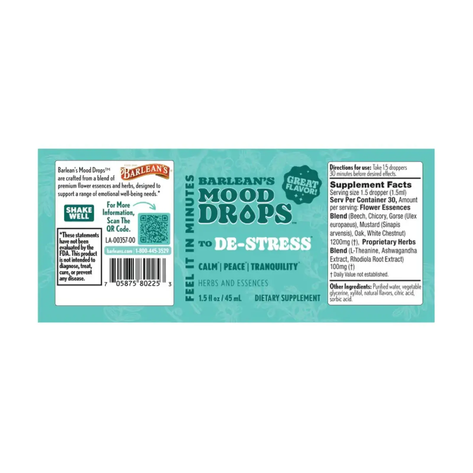 Barleans Mood Drops-De-Stress