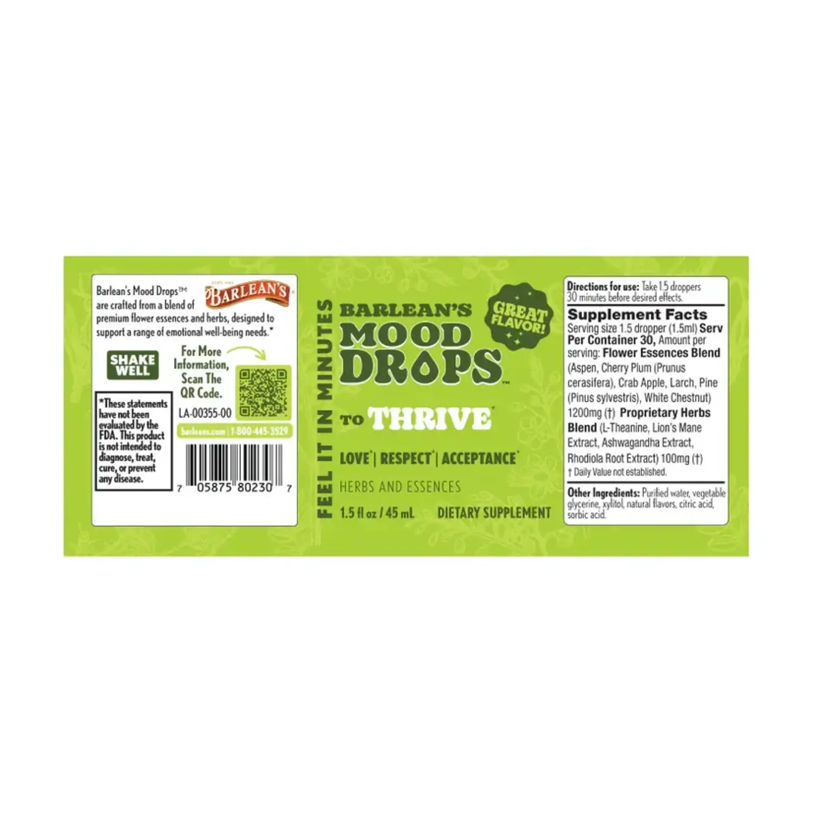 Barleans Mood Drops-Thrive