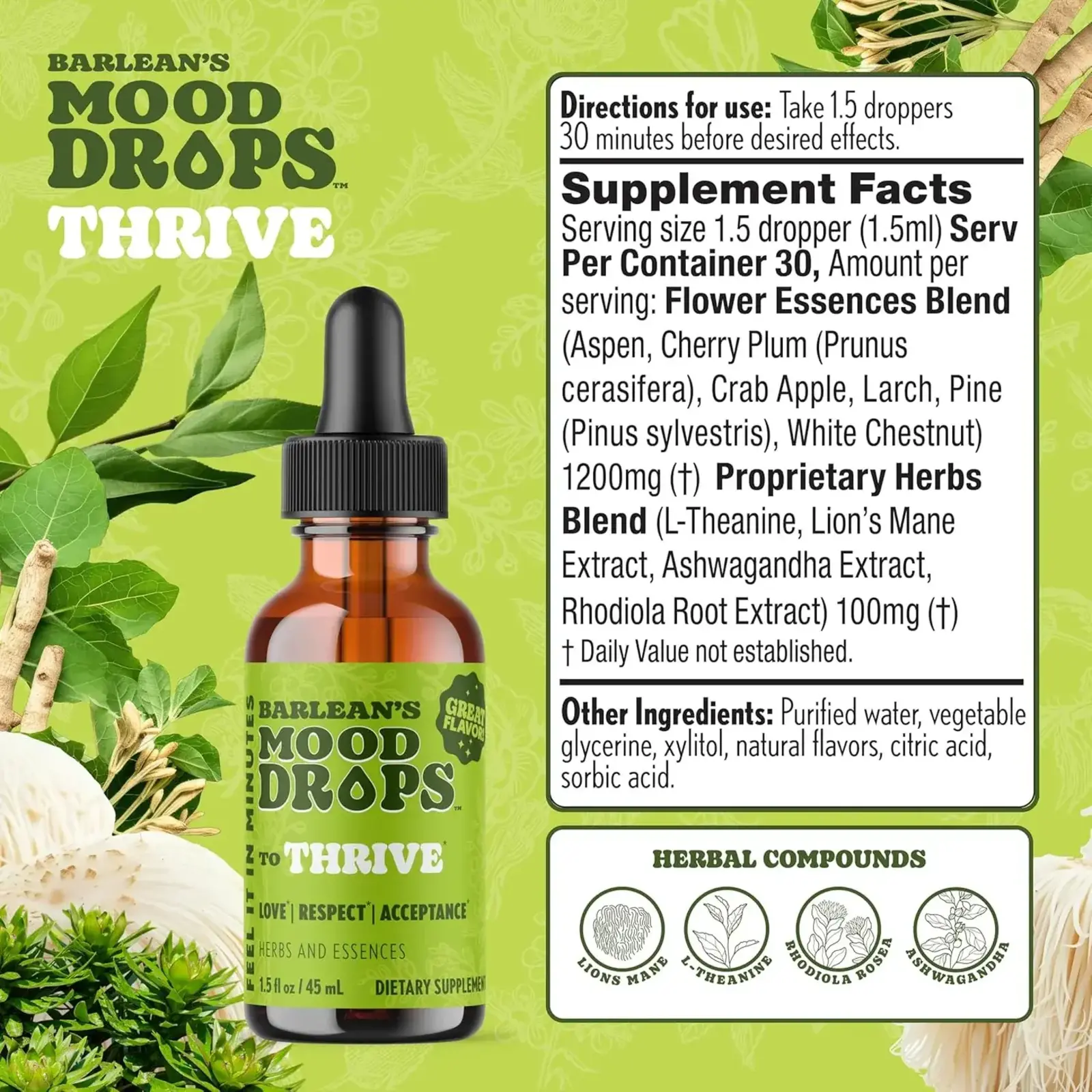 Barleans Mood Drops-Thrive