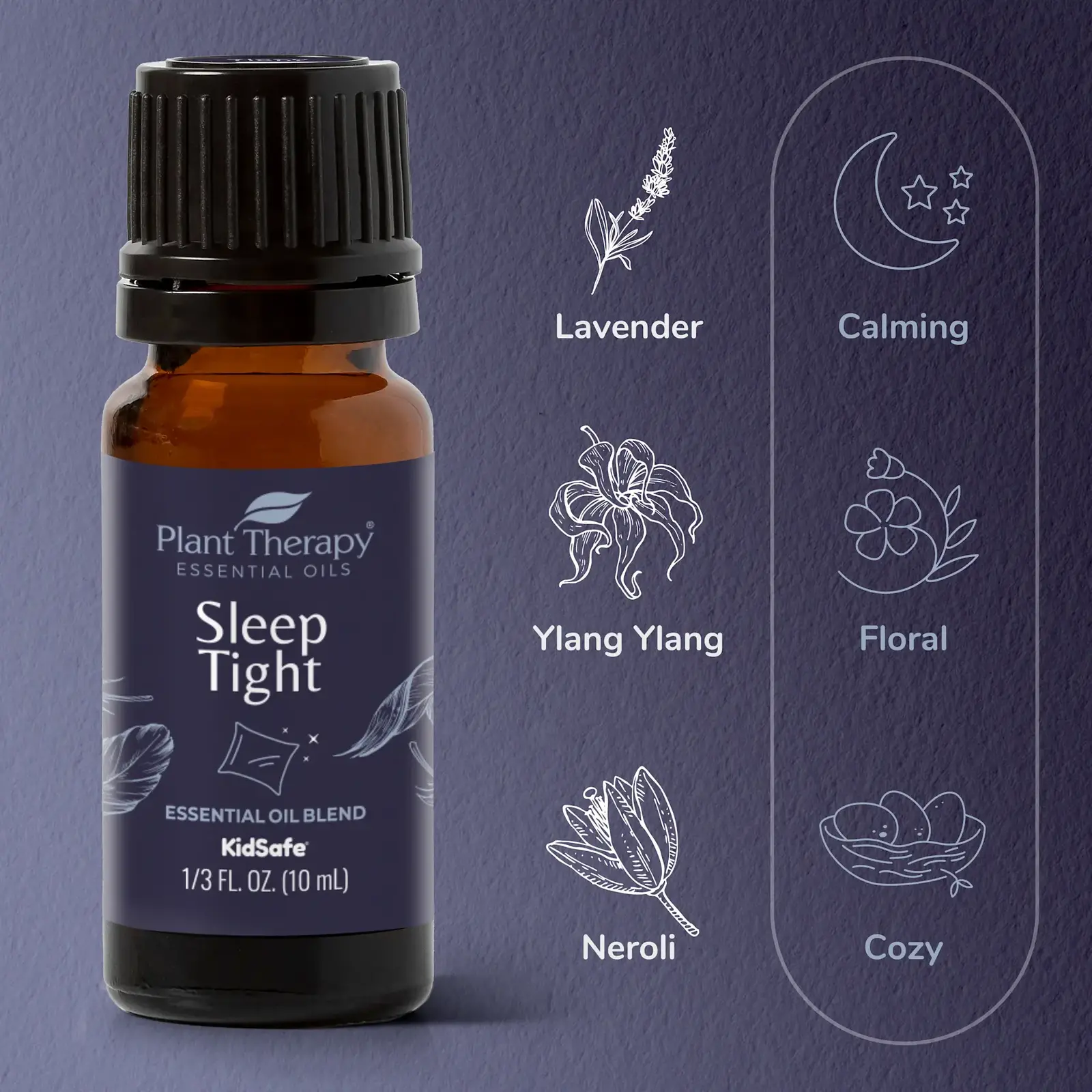 Plant Therapy Sleep Tight Synergy Essential Oil 10 mL