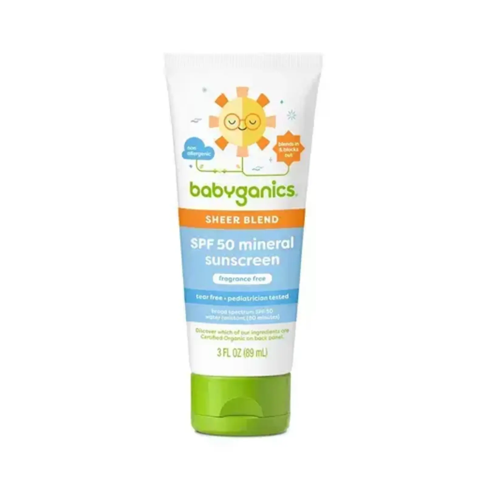 Babyganics Babyganics Fragrance-Free Baby Sheer Sunscreen Lotion SPF50 - 3oz