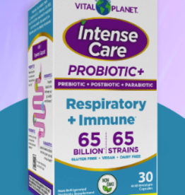 Vital Planet Intense Care Respiratory + Immune - 30ct - shelf