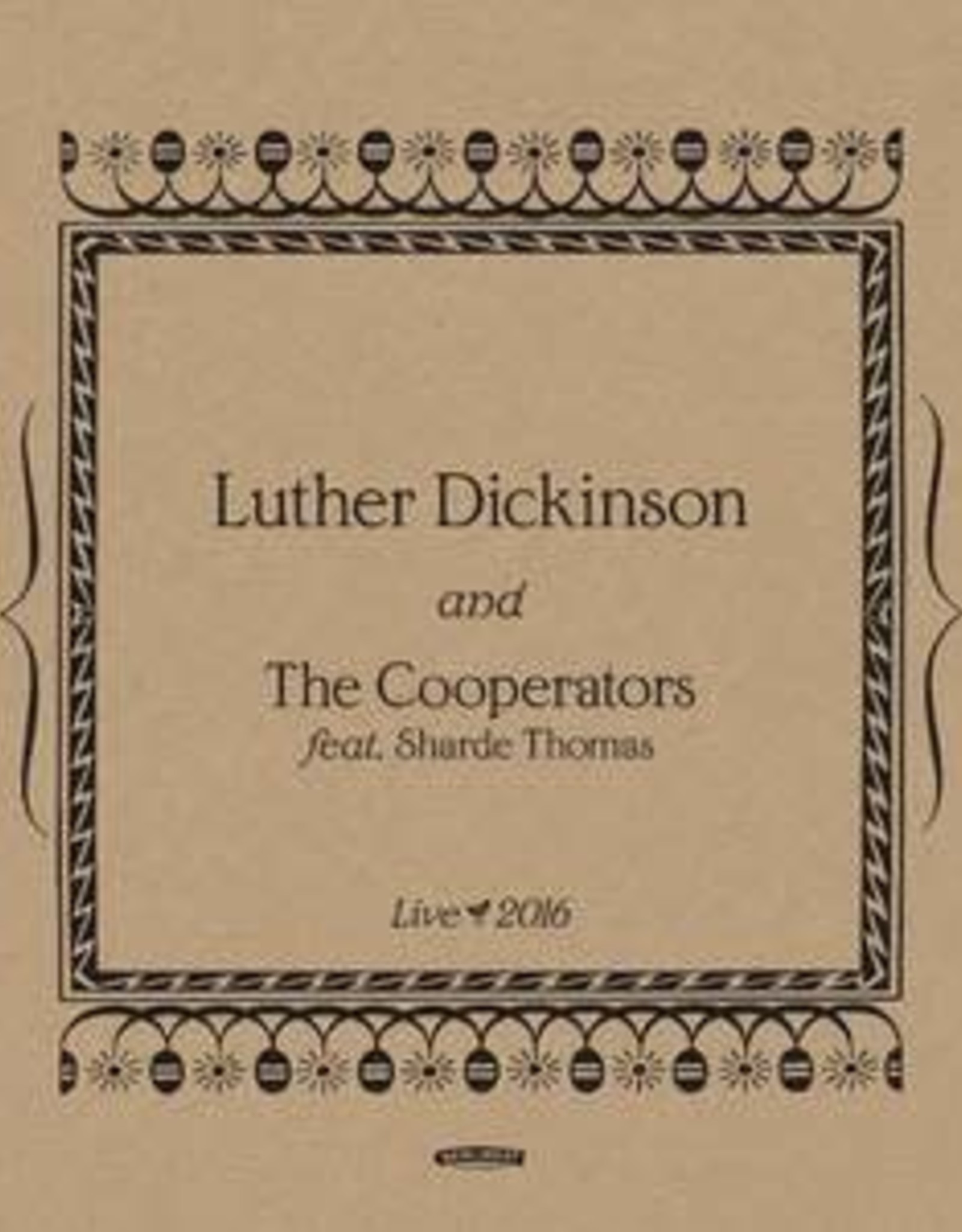 Luther Dickinson - Rock, Live Concert(RSD 2020 BF)