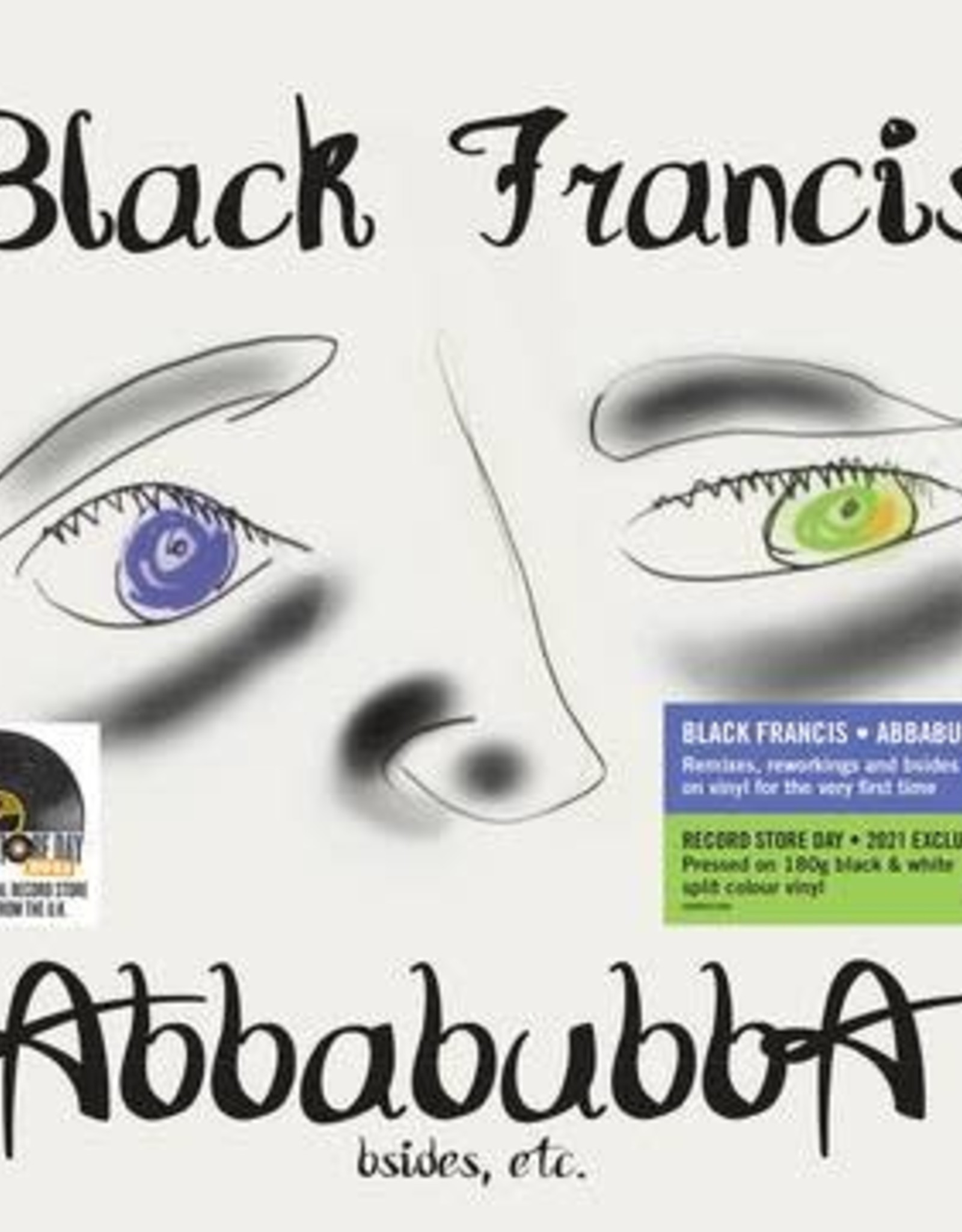 Black Francis - Abbabubba (2Lp/180G/Black & White Split Vinyl) (RSD 6/21)