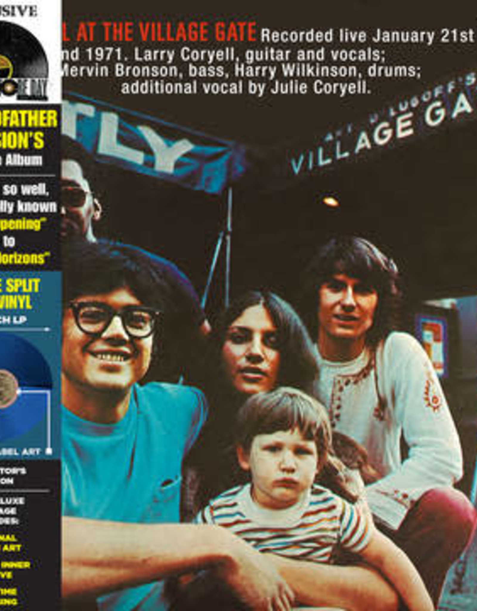 Larry Coryell - At The Village Gate (Deluxe/Double Split Blue Translucent Vinyl) (RSD 6/21)