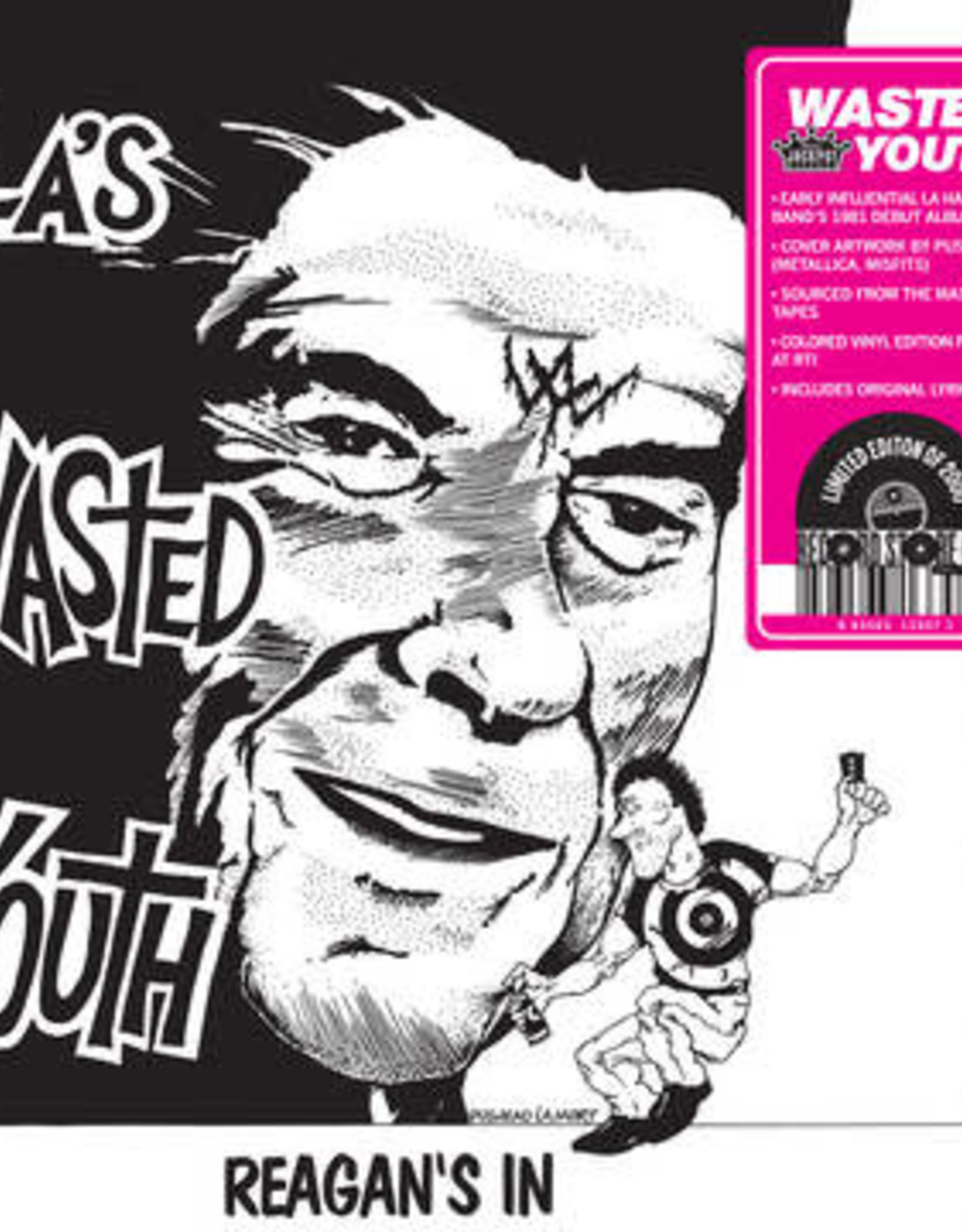 Wasted Youth - Reagan's In (Color Vinyl) (RSD 6/21)
