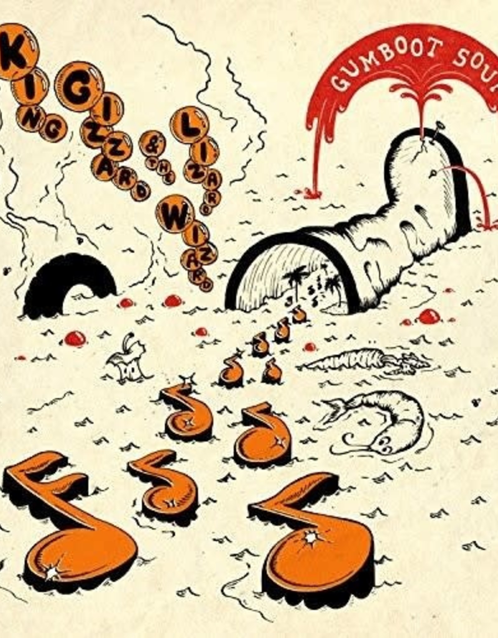 King Gizzard and the Lizard Wizard - Gumboot Soup  (Orange Splatter Vinyl)