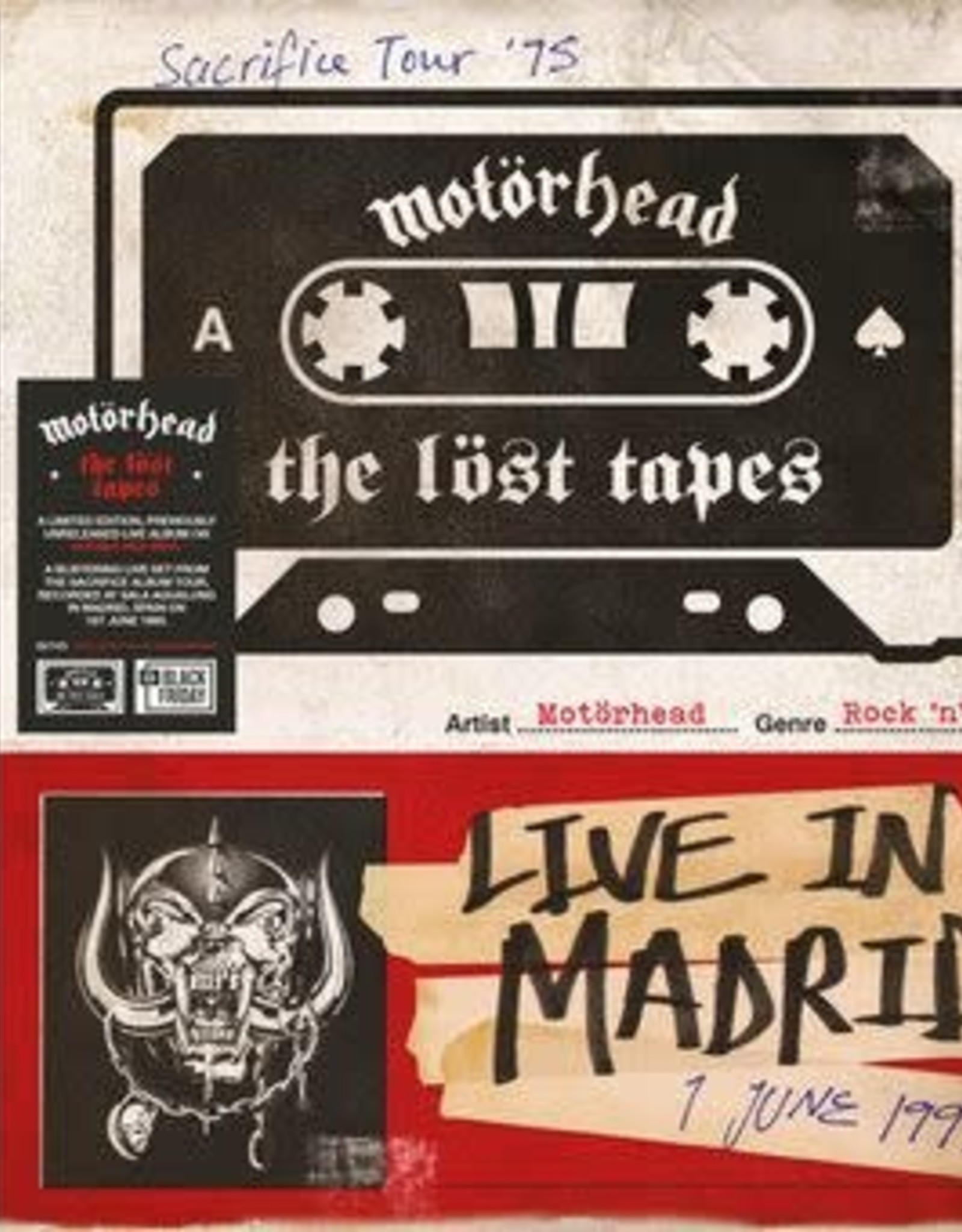 Motörhead - The Lost Tapes Vol.1 (Live In Madrid 1995) (RSDBF 2021)