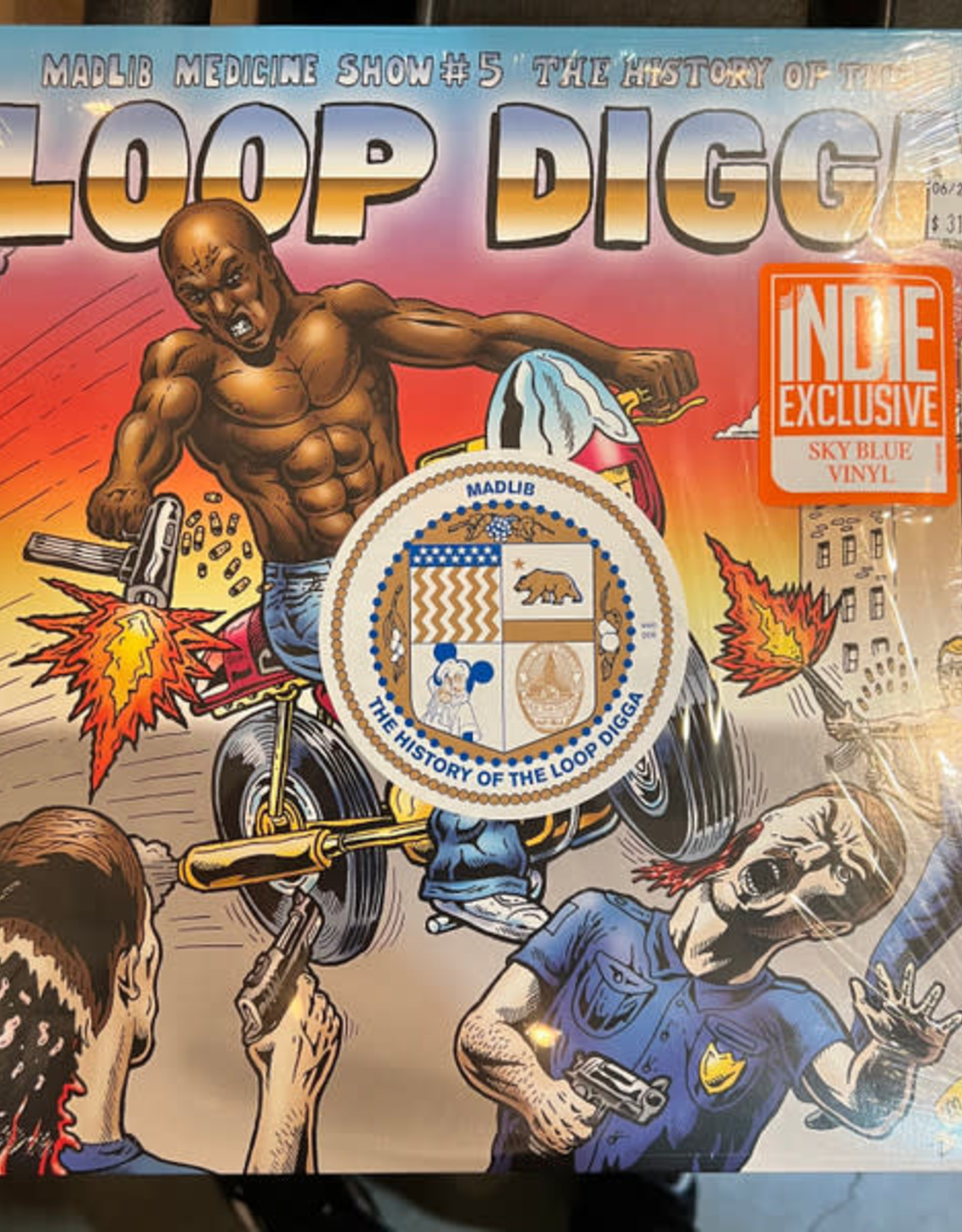 Madlib - Medicine Show No. 5 - History Of The Loop Digga: 1990-2000 (Blue Vinyl, Indie Exclusive RSD Essential Edition))