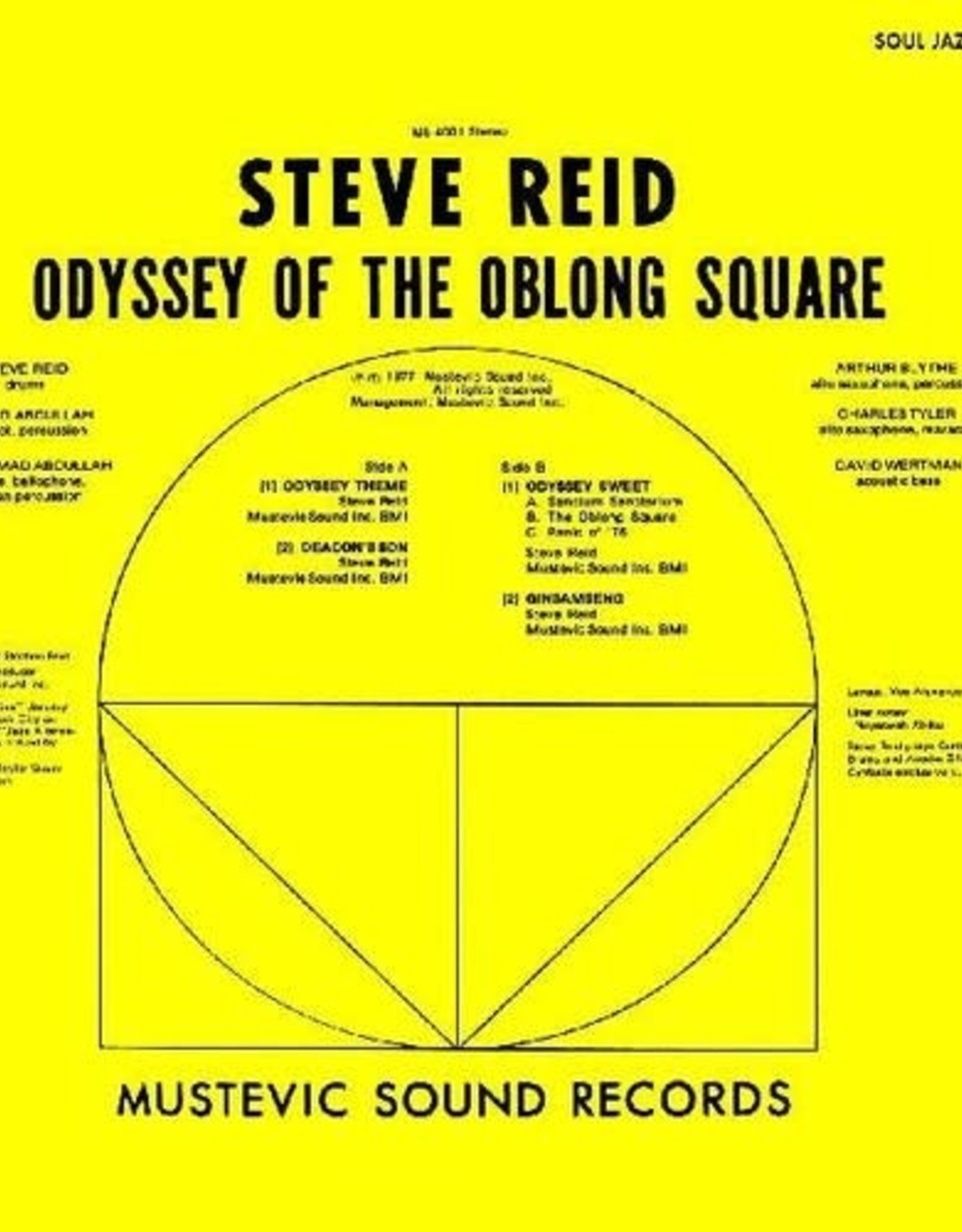 Steve Reid - Odyssey of the Oblong Square (GOLD VINYL)