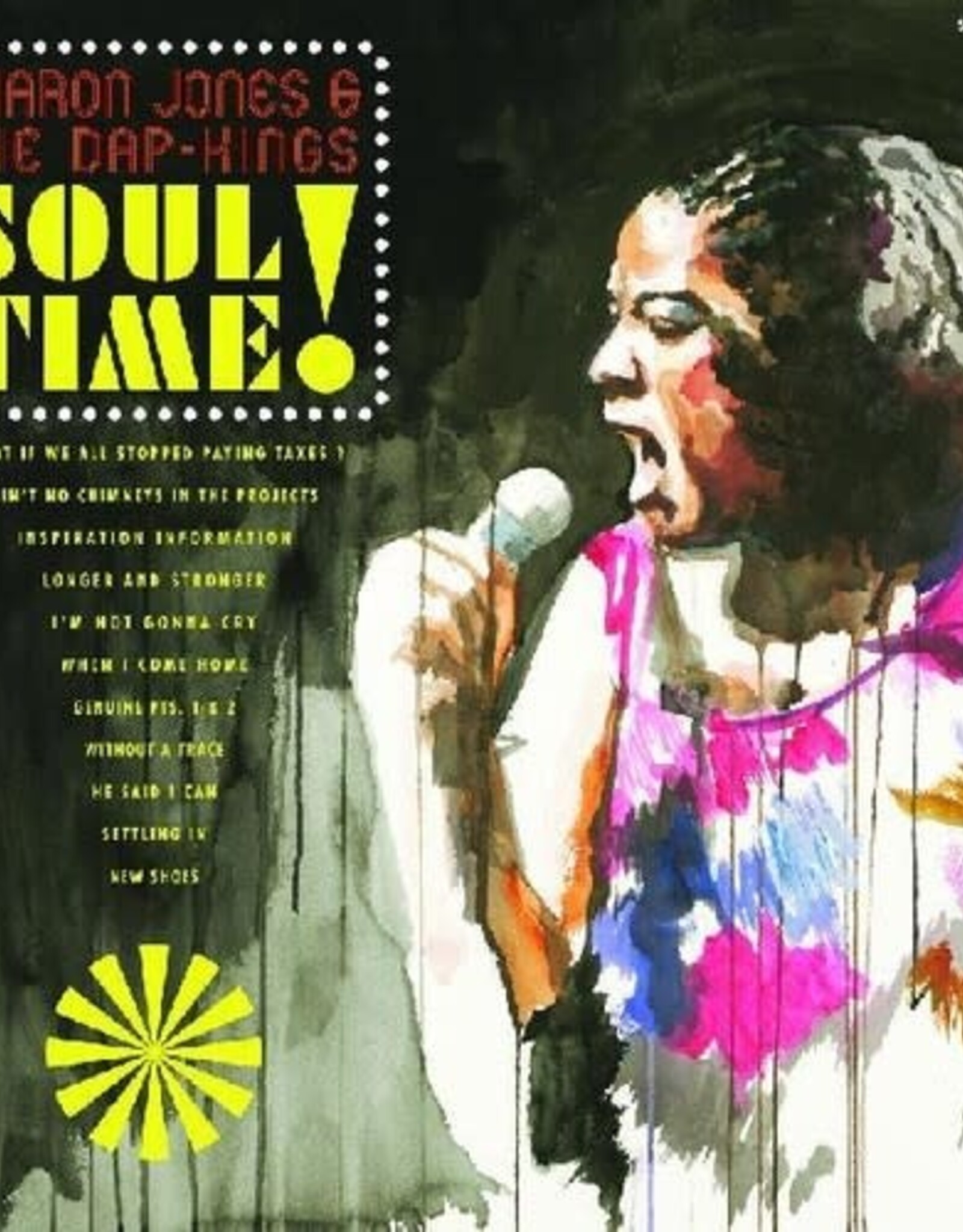 Sharon Jones & the Dap Kings - Soul Time!  (Pink Vinyl)