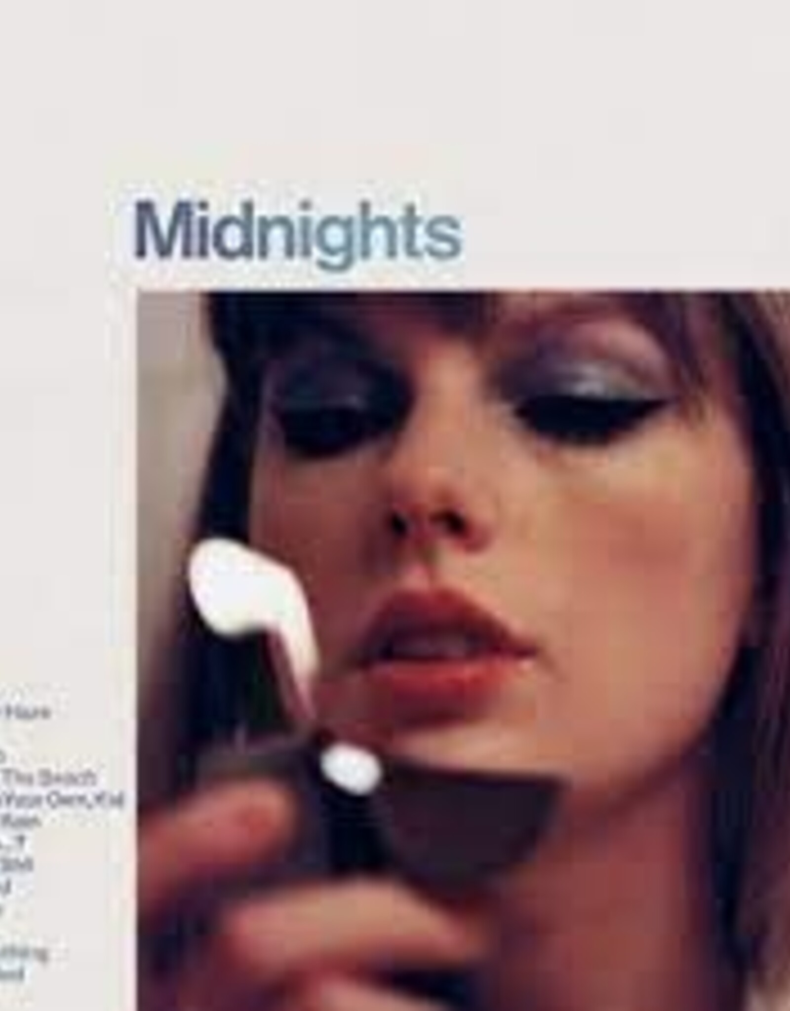 Taylor Swift- Midnights (blood moon vinyl)