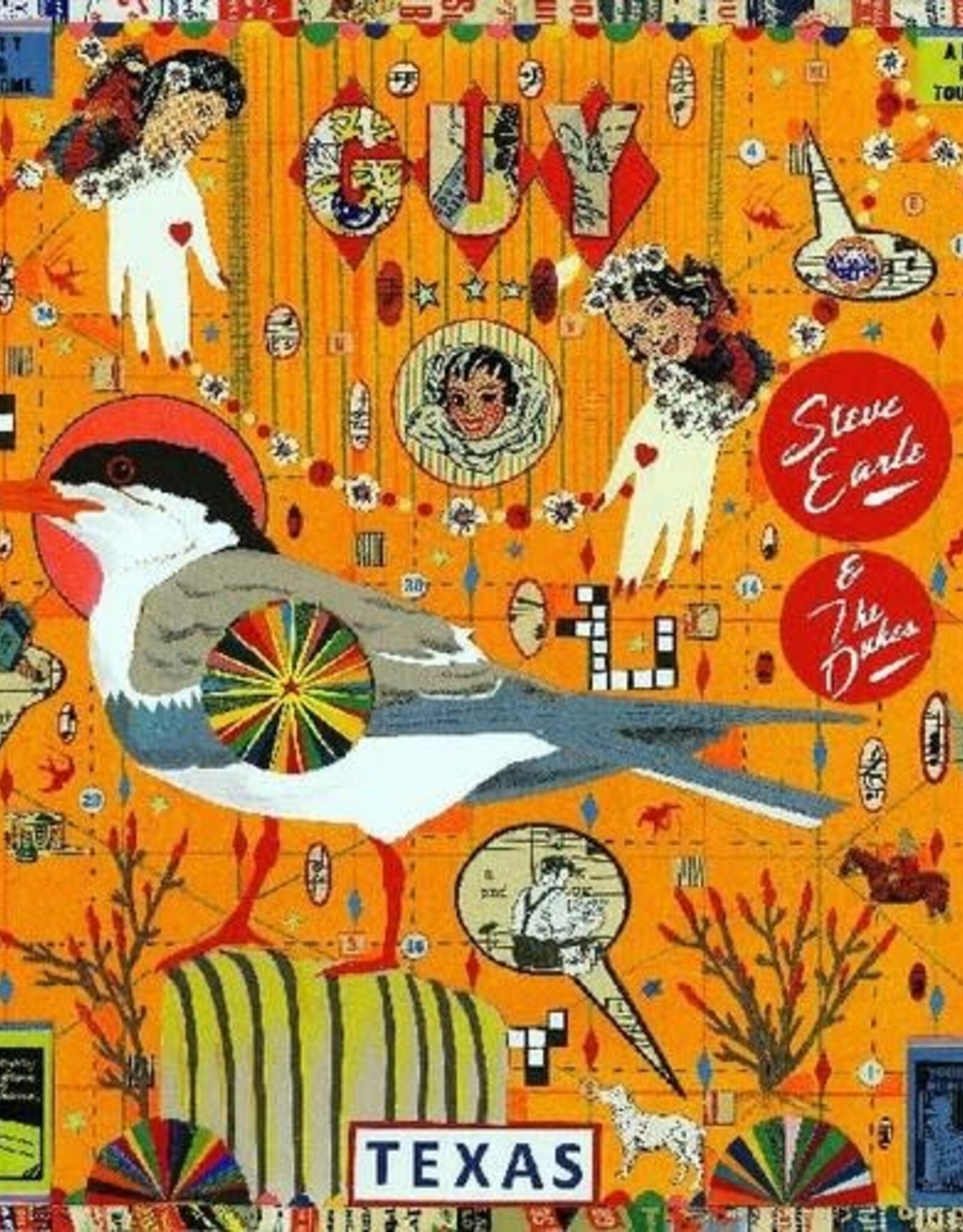 Steve Earle And The Dukes	GUY (2LP, Orange and Red Swirl Color Vinyl)