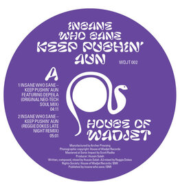 Insane Who Sane - Keep Pushin Aun EP