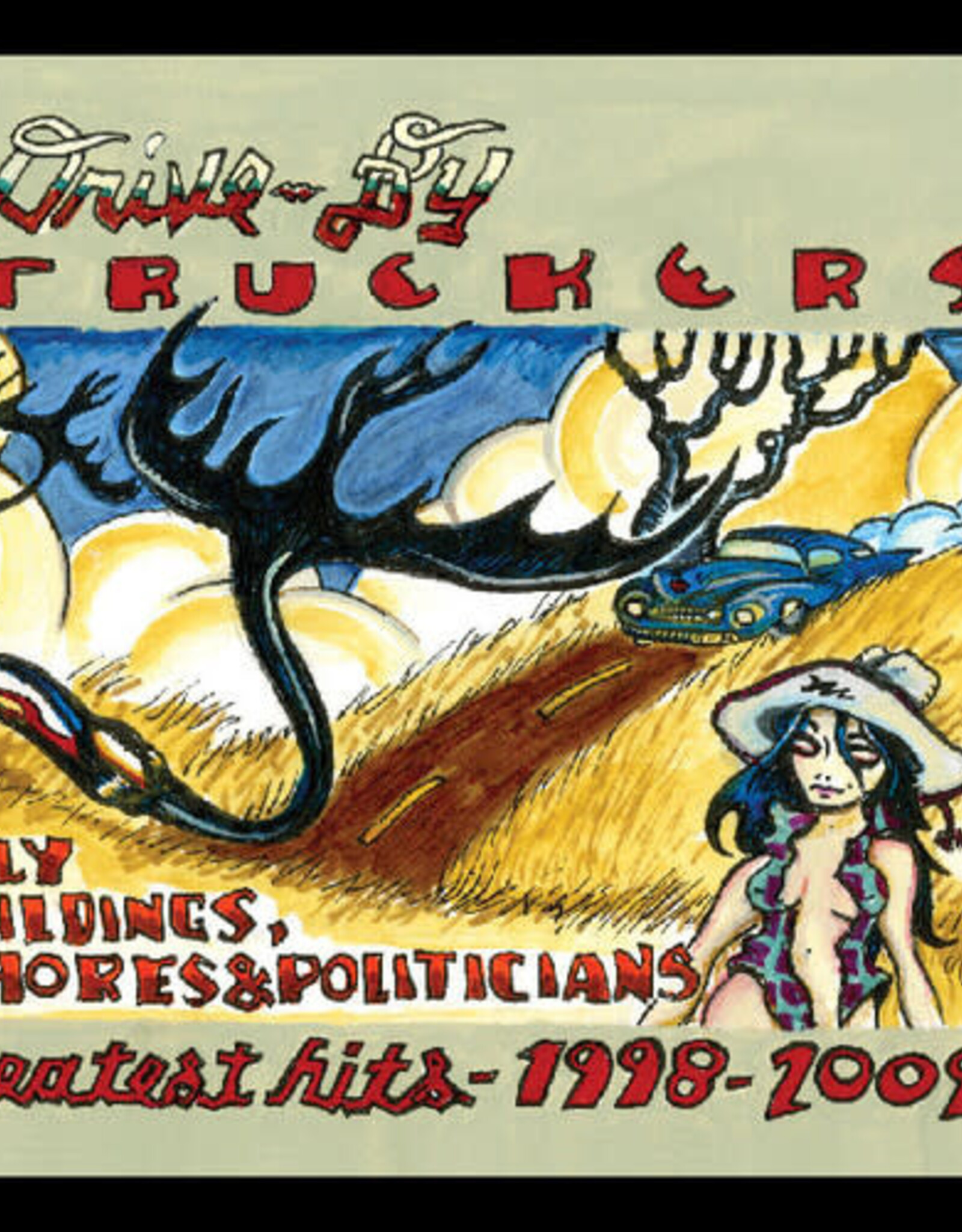 Drive-By Truckers - Ugly Buildings, Whores, And Politicians: Greatest Hits 1998-2009 (Clear Coke Bottle Vinyl)