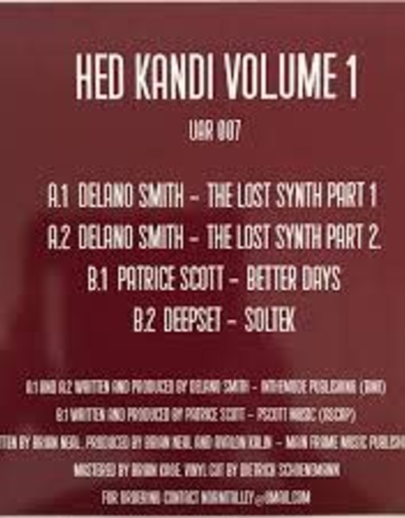Patrice Scott/Delano Smith-Hed Kandi Vol.1 (Detroit House)