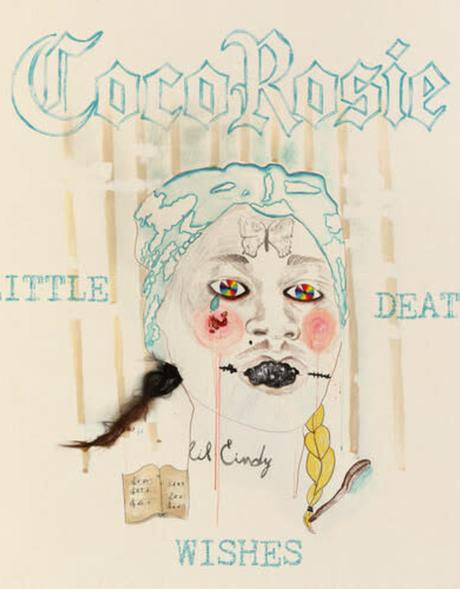 CocoRosie  - Little Death Wishes -  (Teardrop Aqua Vinyl LP)